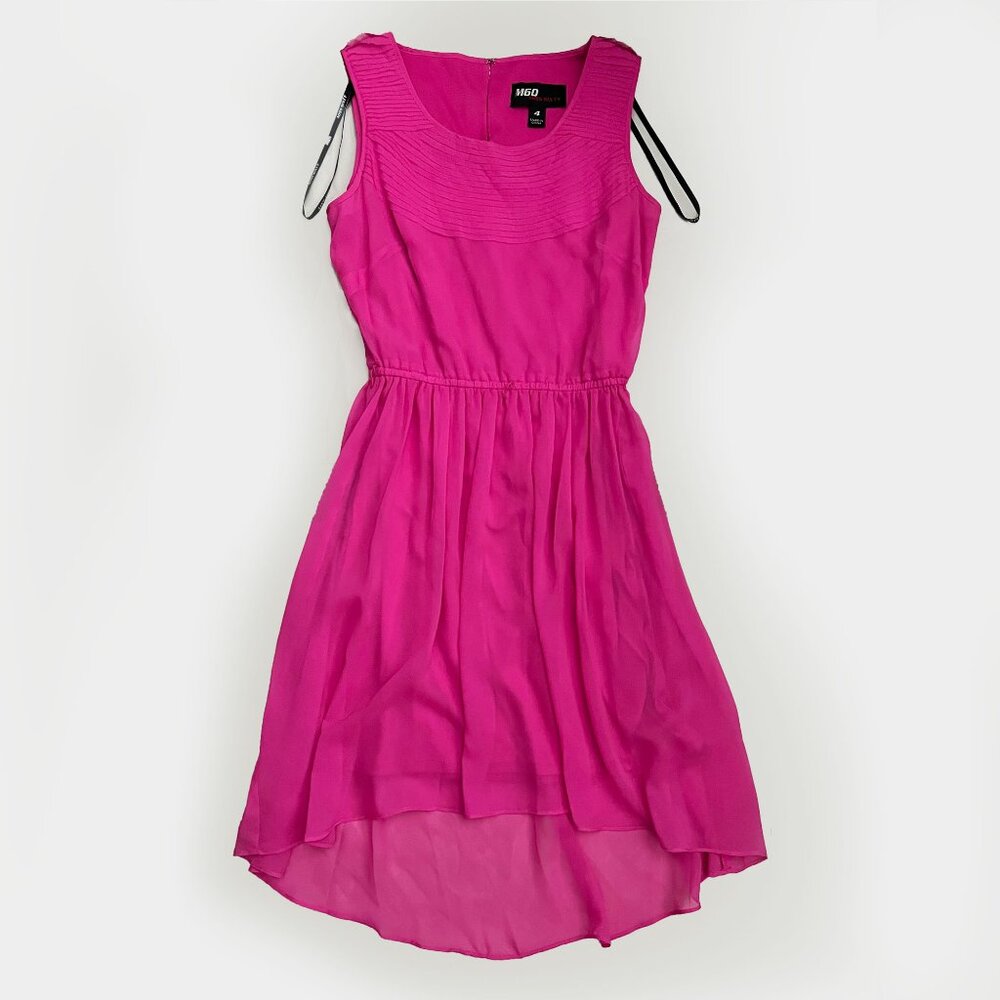 Miss Sixty Hot Pink Cocktail / High-Low Dress Size 4